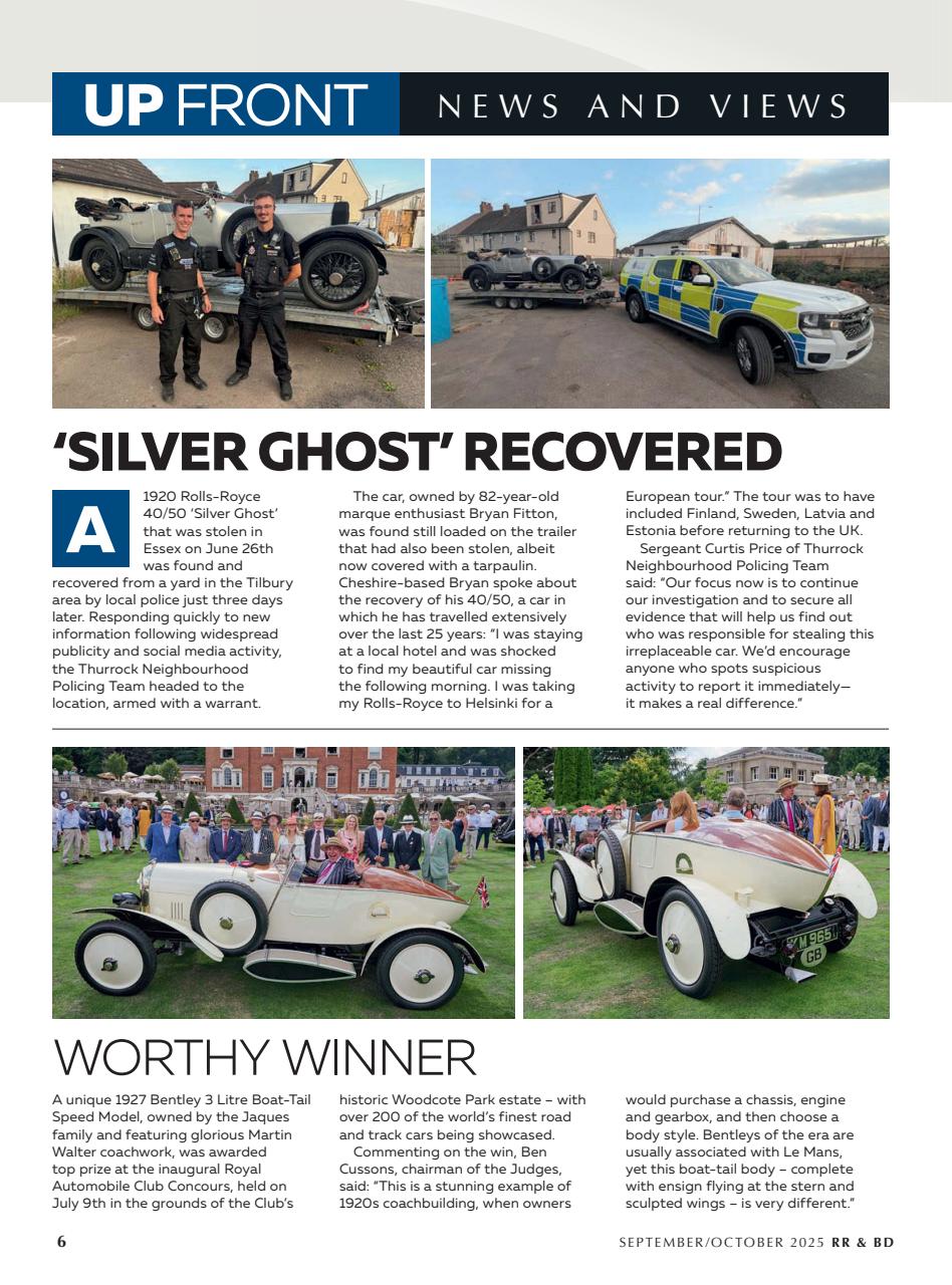 Rolls-Royce & Bentley Driver Preview Pages