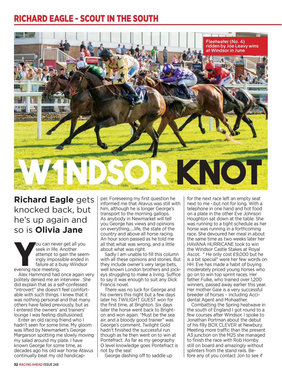 Racing Ahead Preview Pages