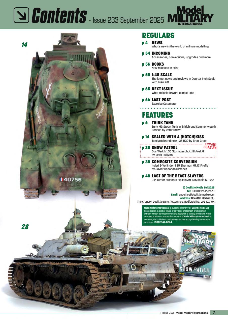 Military Modelling International Magazine Preview Pages