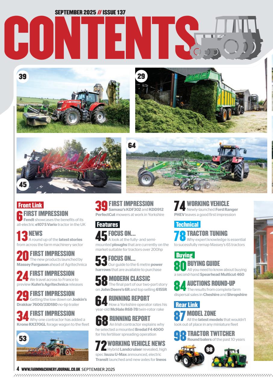 Farm Machinery Journal Preview Pages