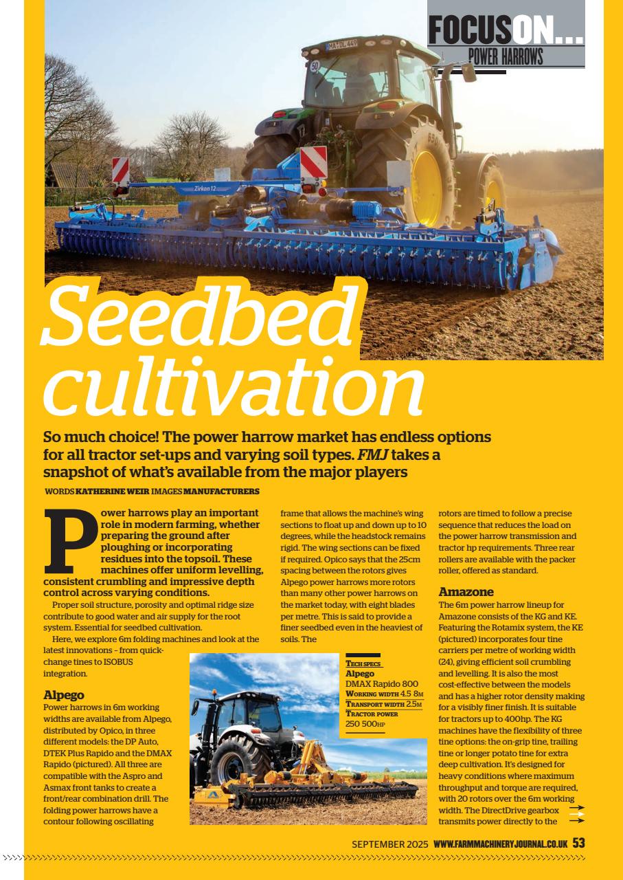 Farm Machinery Journal Preview Pages