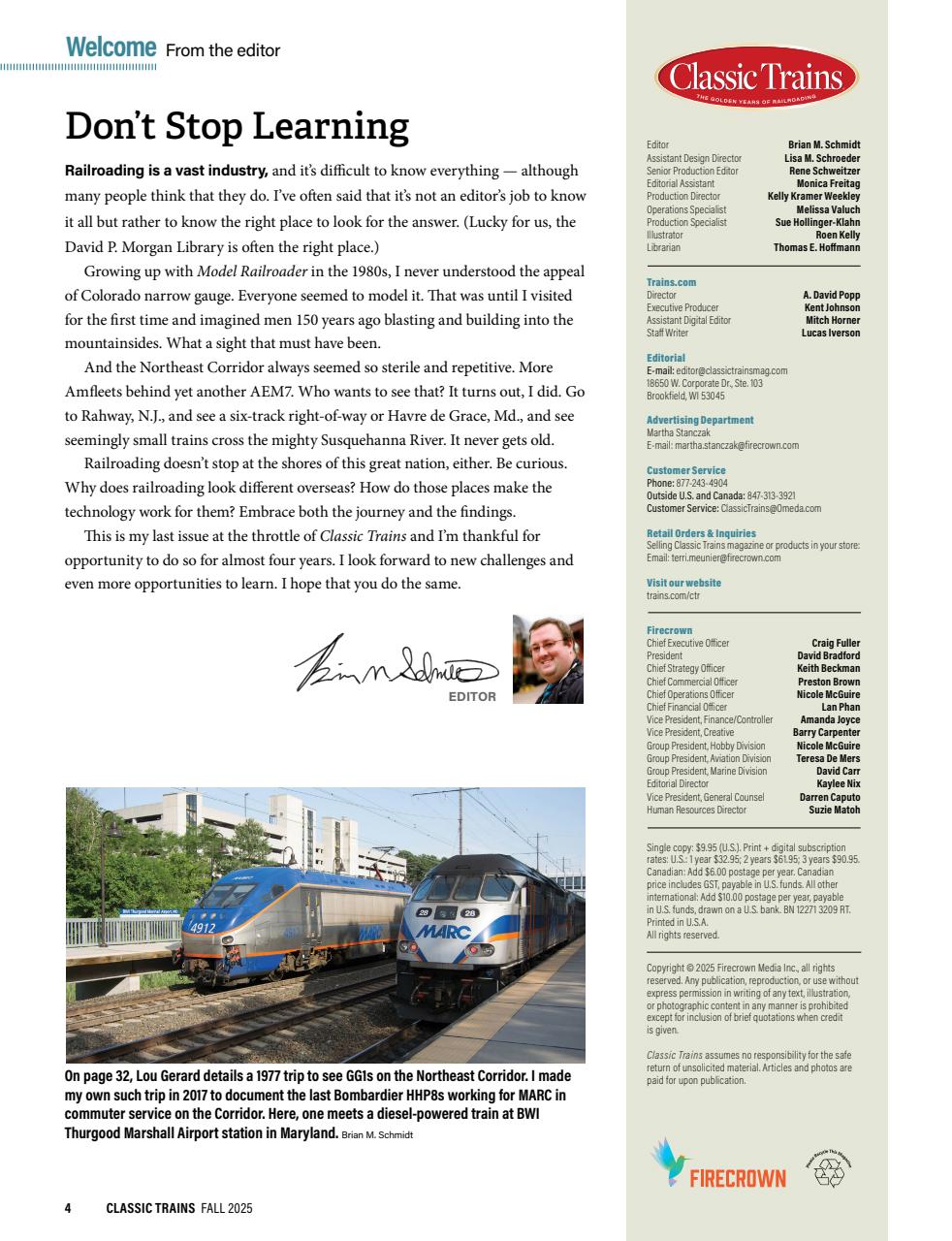 Classic Trains Preview Pages