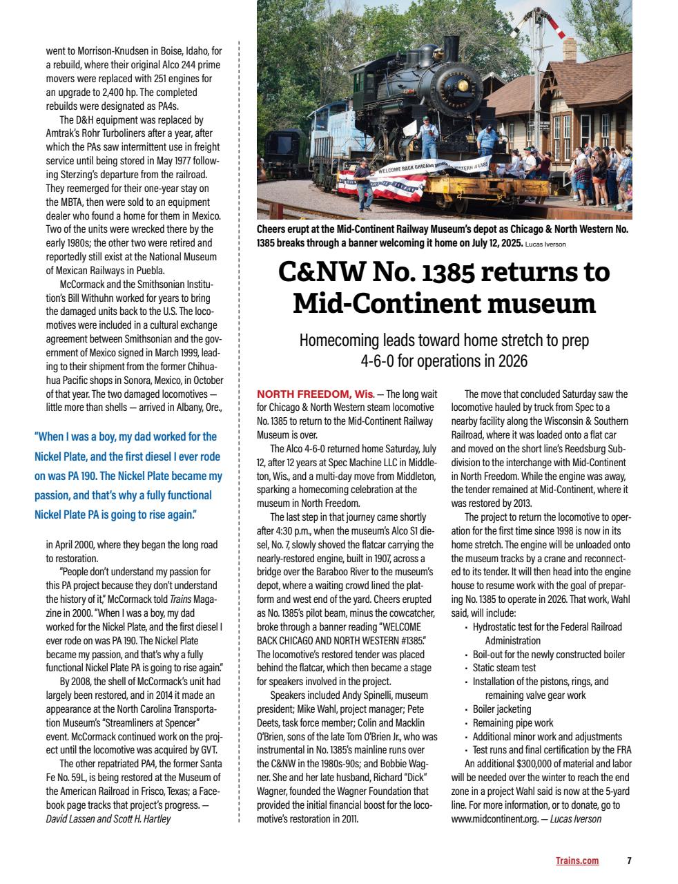 Classic Trains Preview Pages