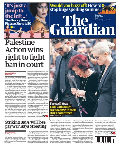 Thursday, 31 July 2025 issue Thursday, 31 July 2025