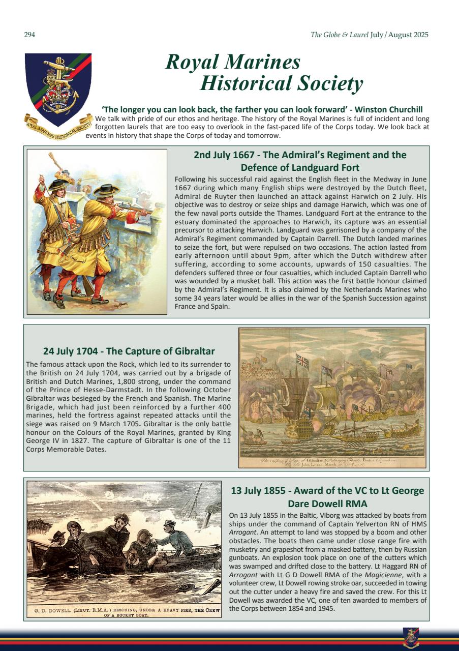 Globe & Laurel Preview Pages