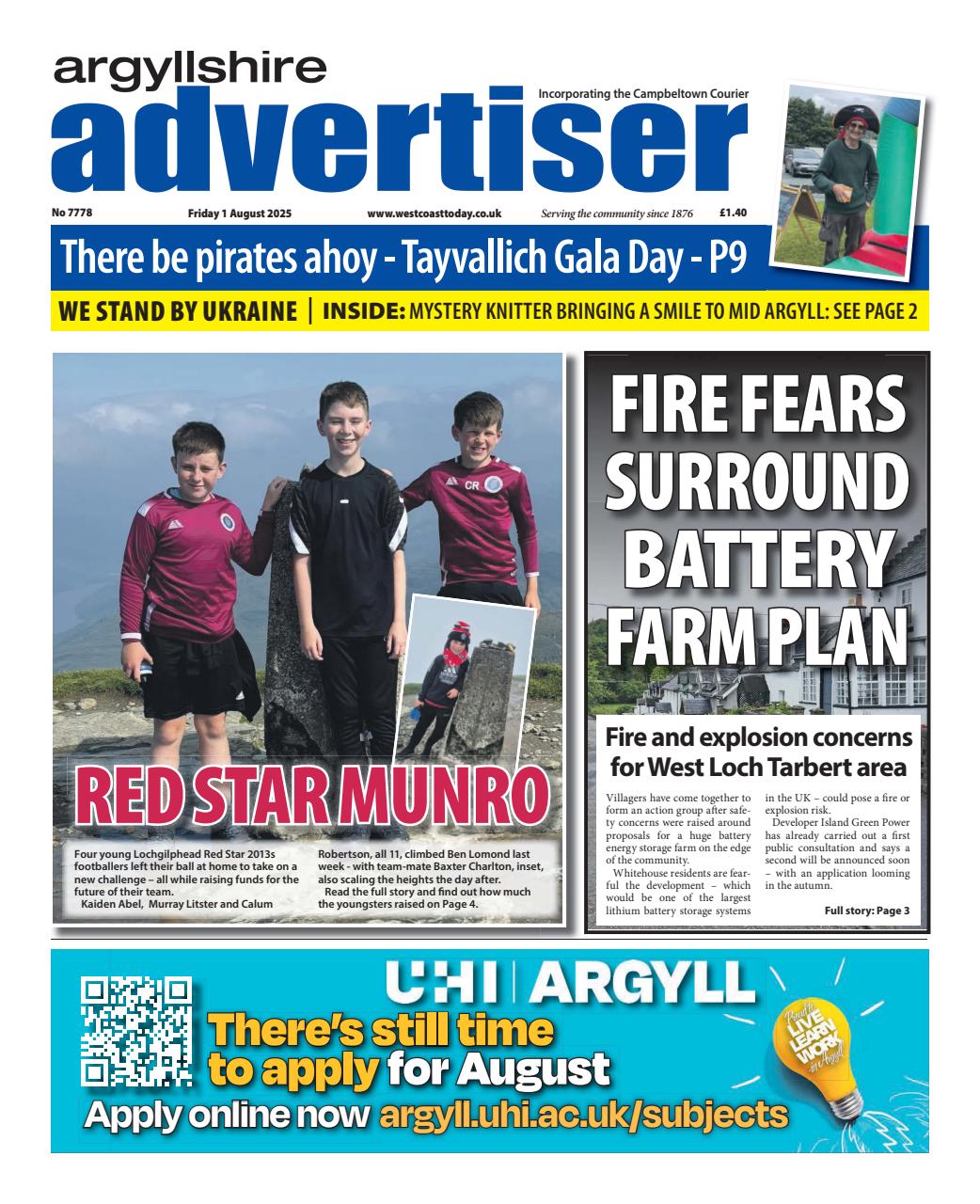 Argyllshire Advertiser Preview Pages