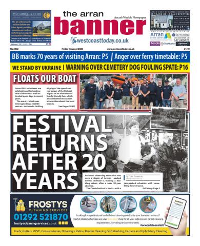 Arran Banner issue Friday, August 01, 2025