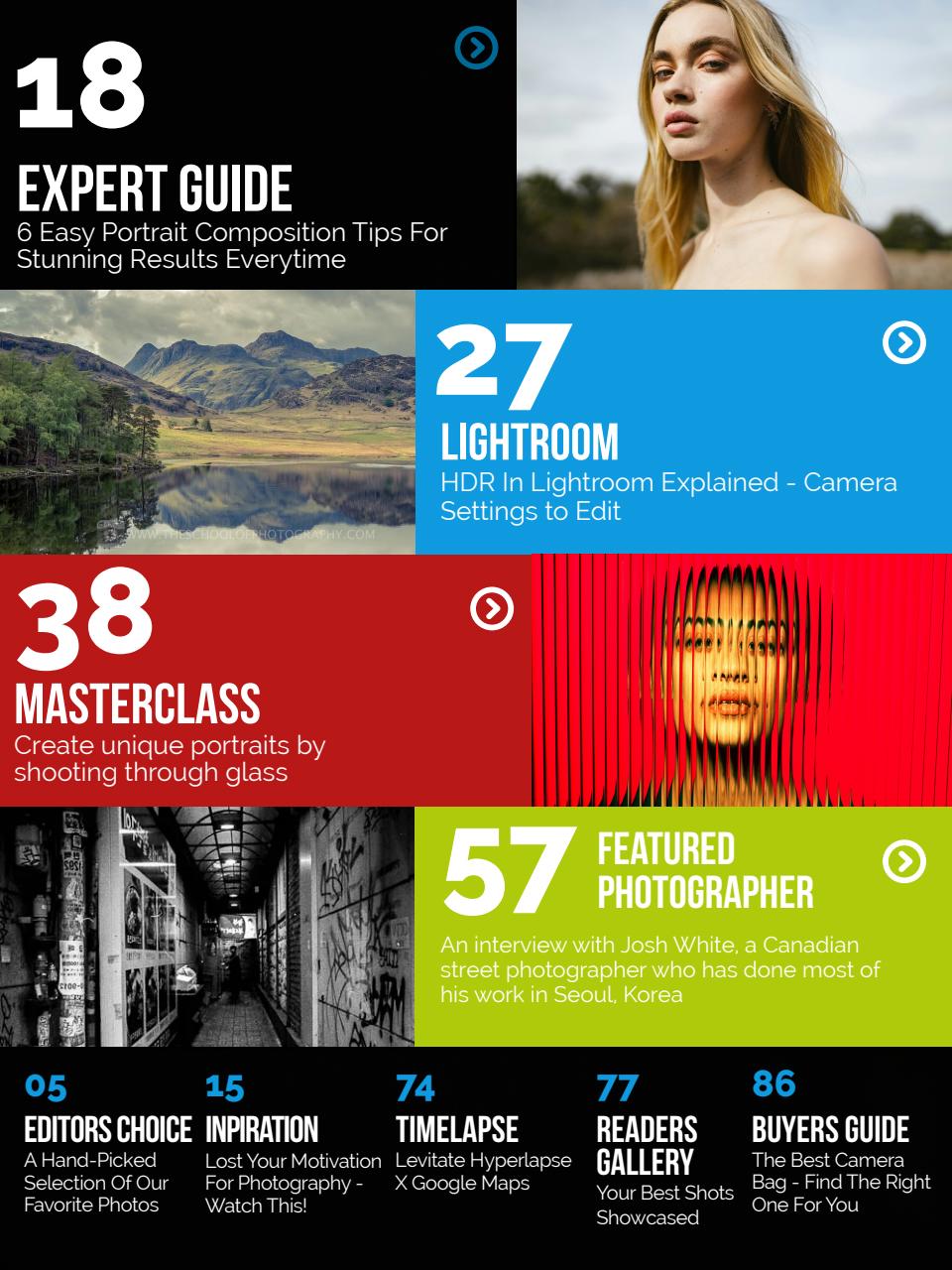 Photography Masterclass Magazine Preview Pages