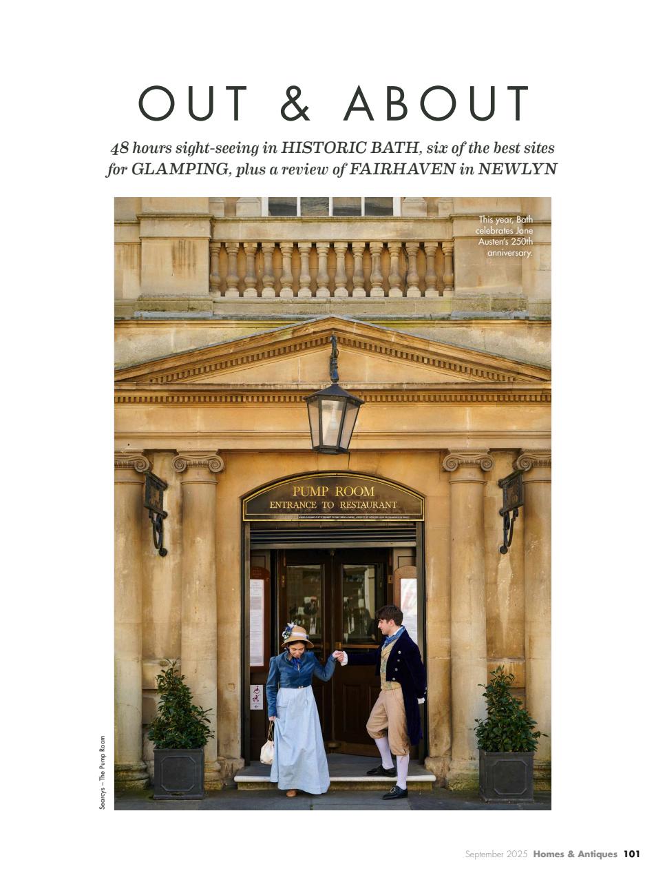 Homes & Antiques Magazine Preview Pages