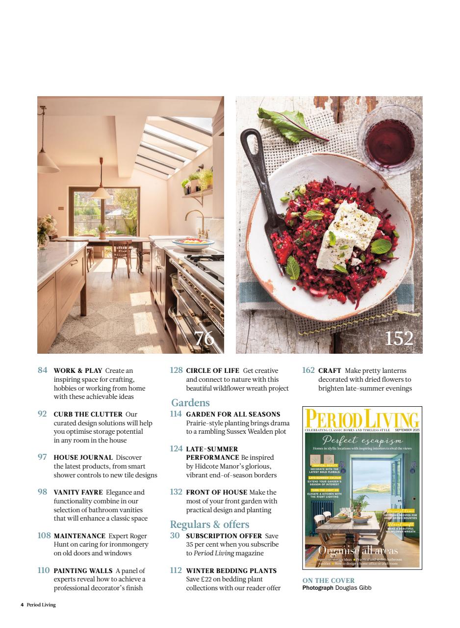 Period Living Magazine Preview Pages