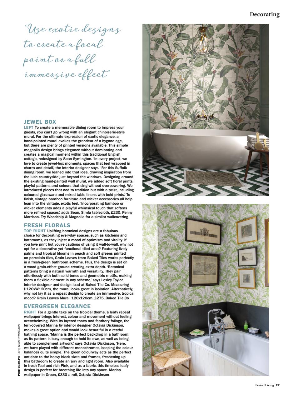 Period Living Magazine Preview Pages