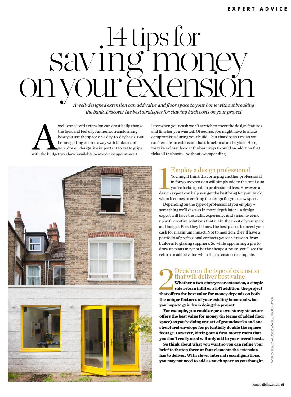 Homebuilding & Renovating Magazine Preview Pages