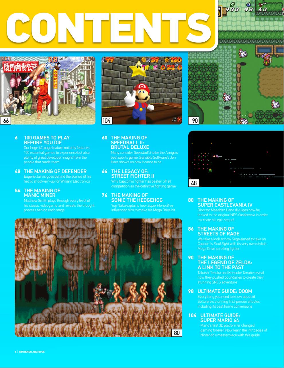 Gaming Bookazine Preview Pages