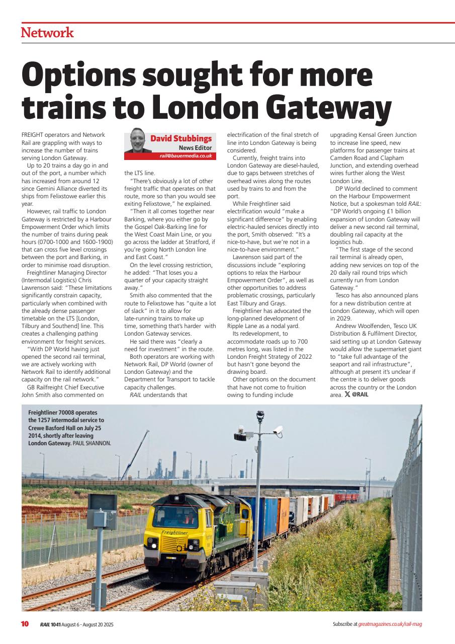 Rail Preview Pages