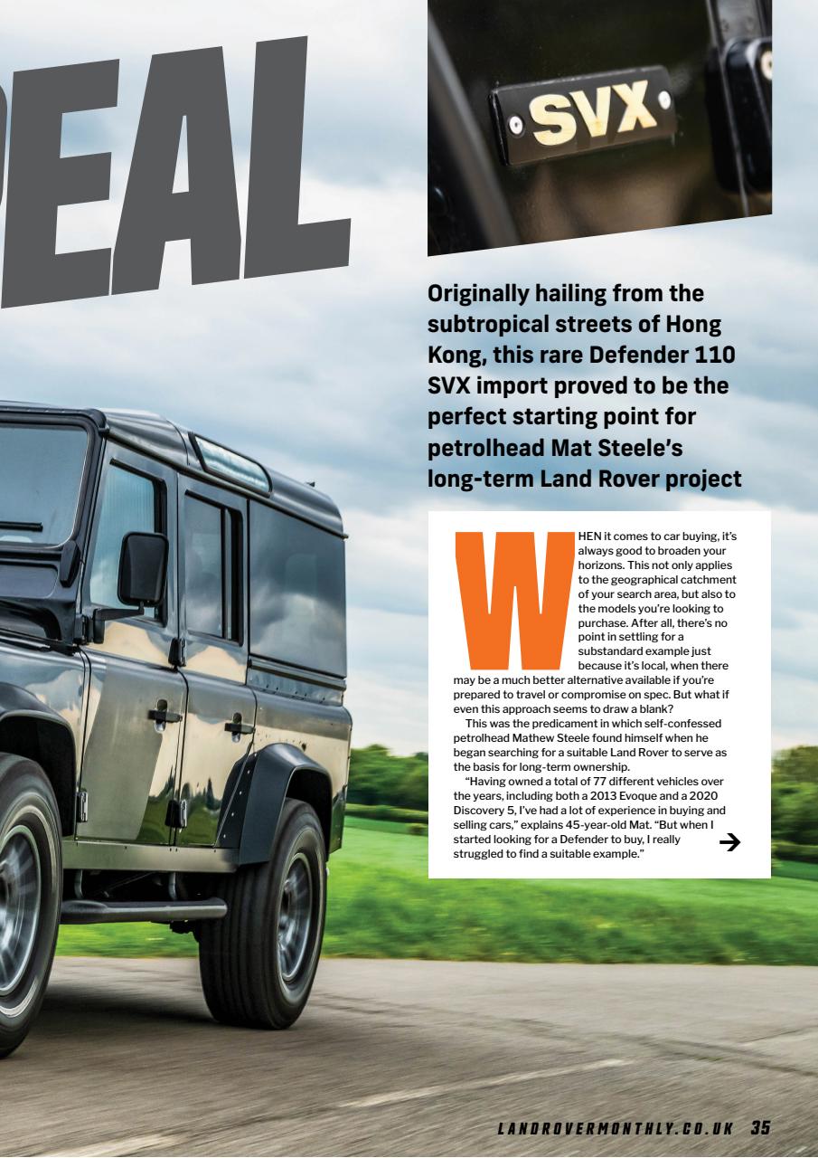 Land Rover Monthly Preview Pages