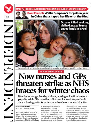 The Independent Daily Edition Newspaper issue 