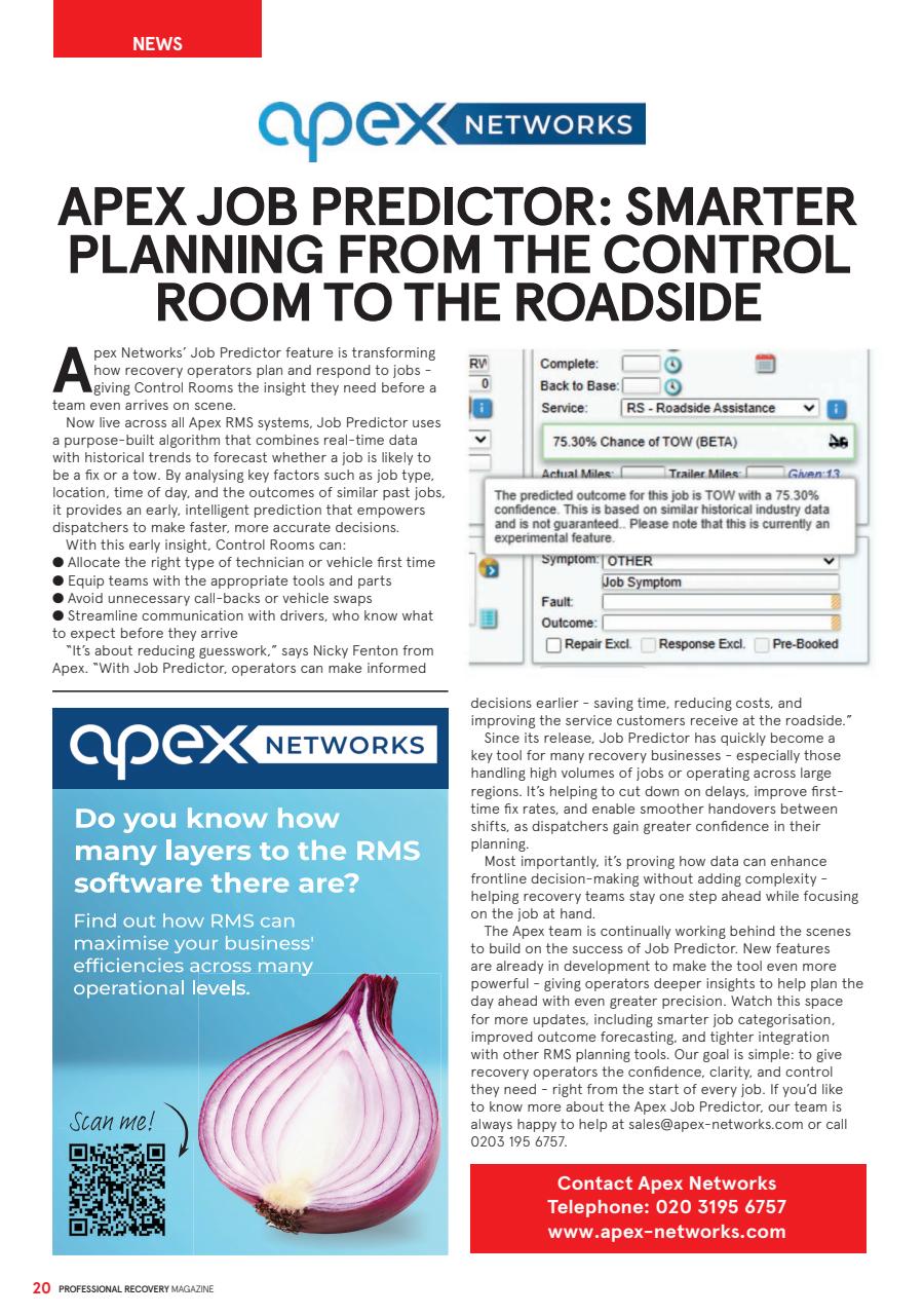 Professional Recovery Magazine Preview Pages