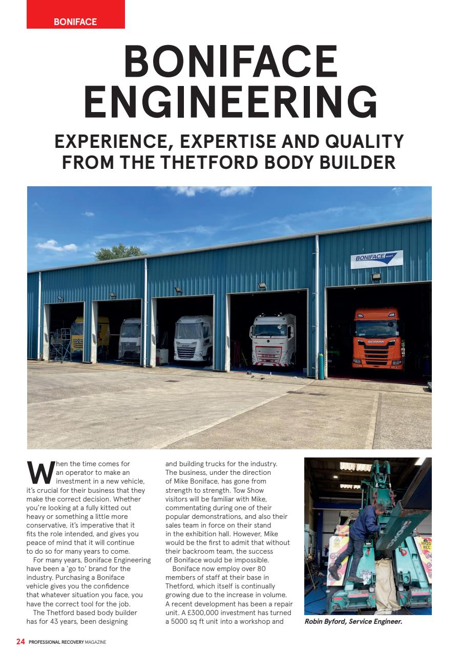 Professional Recovery Magazine Preview Pages