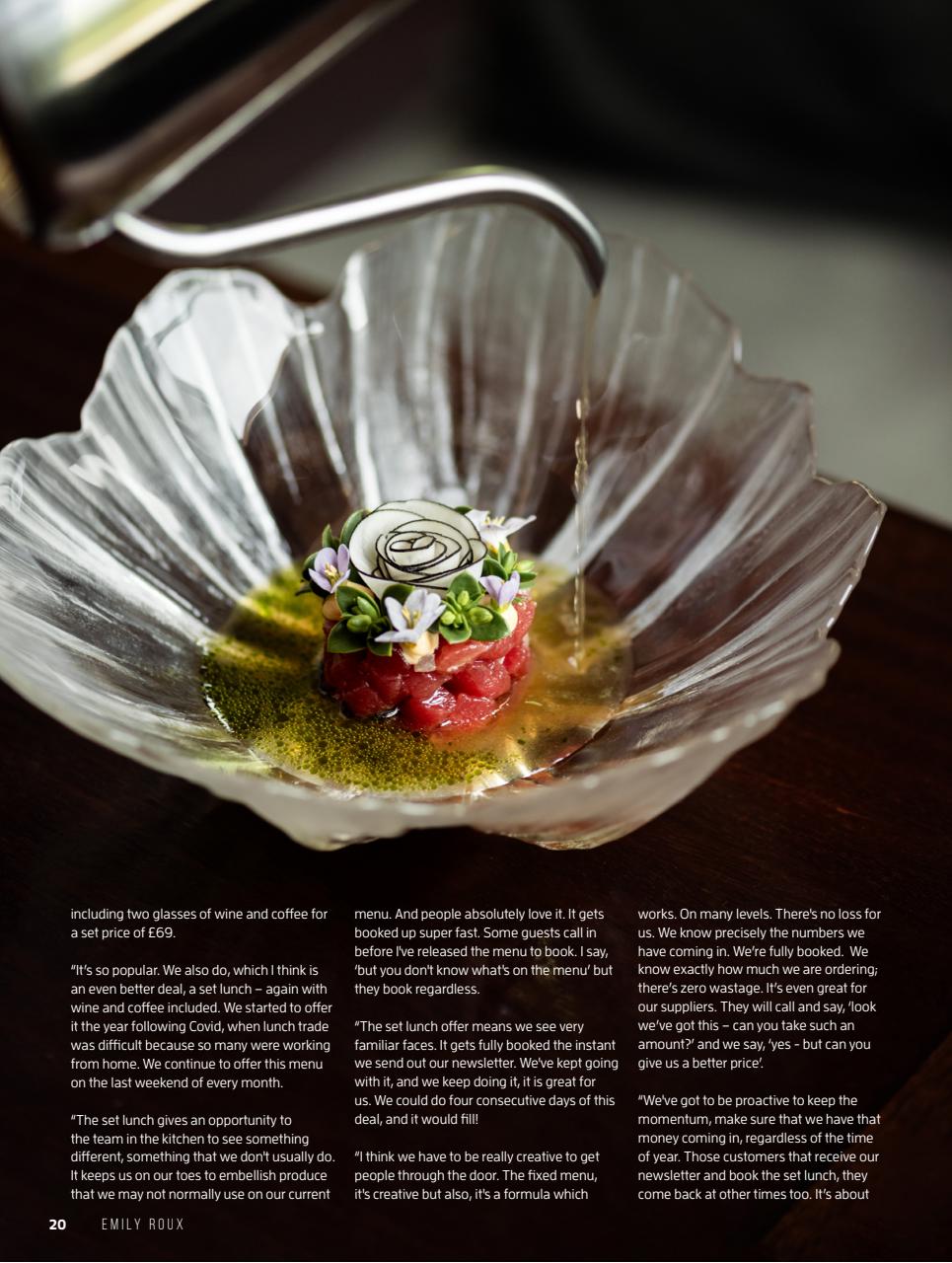 Chef & Restaurant Magazine Preview Pages