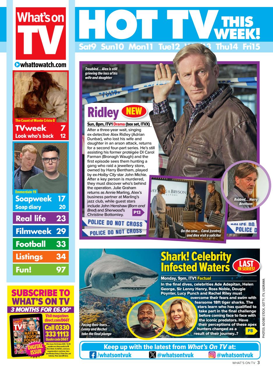 What's on TV Preview Pages