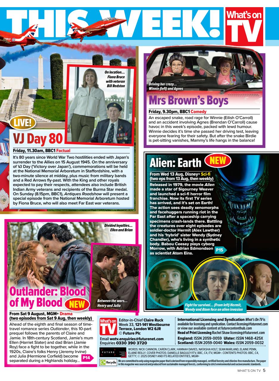 What's on TV Preview Pages
