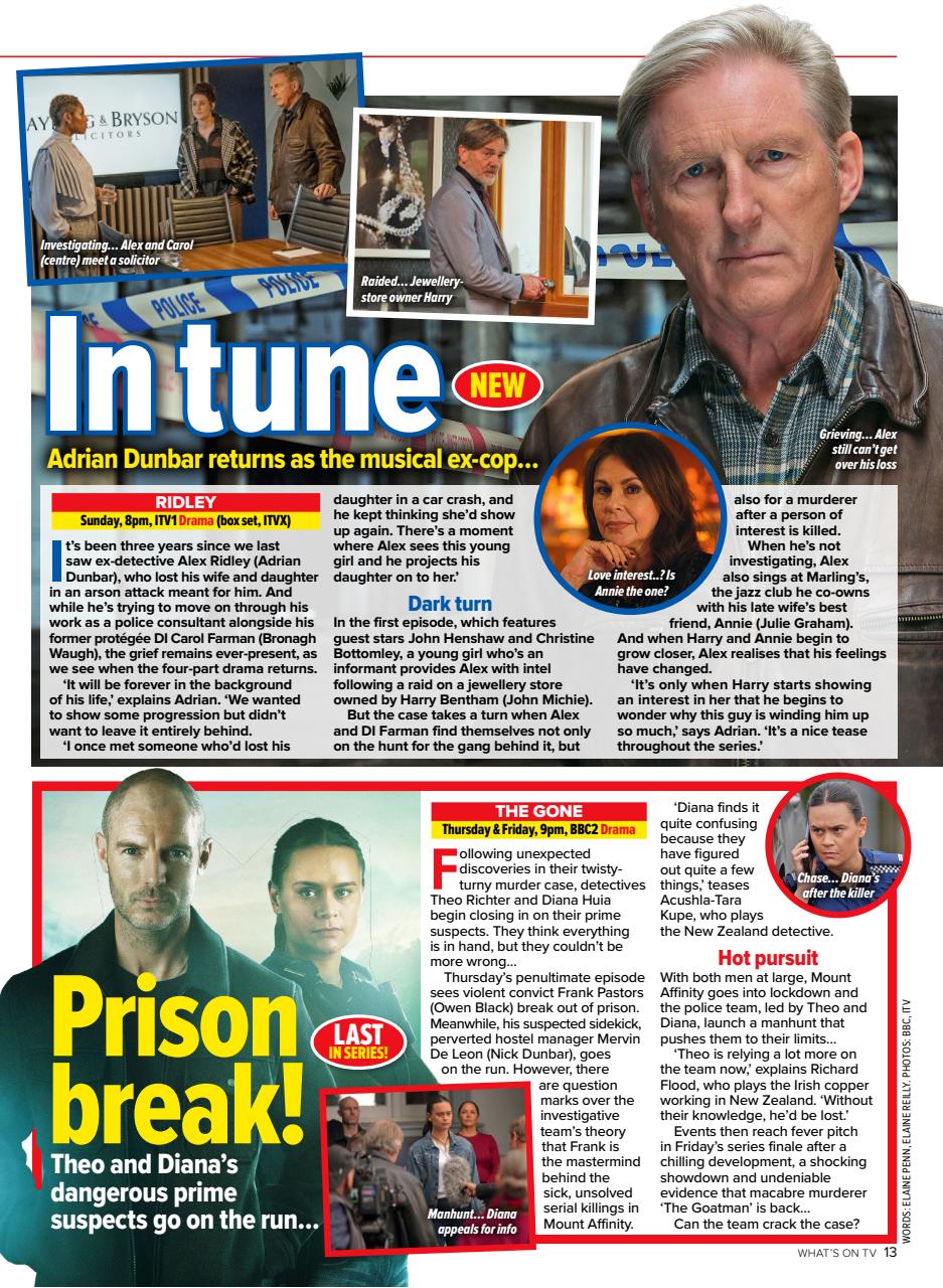 What's on TV Preview Pages