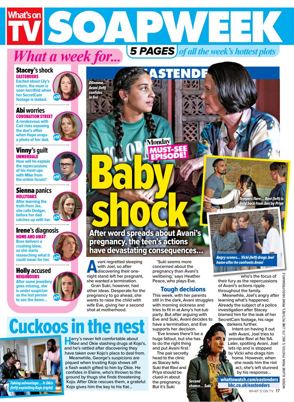 What's on TV Preview Pages