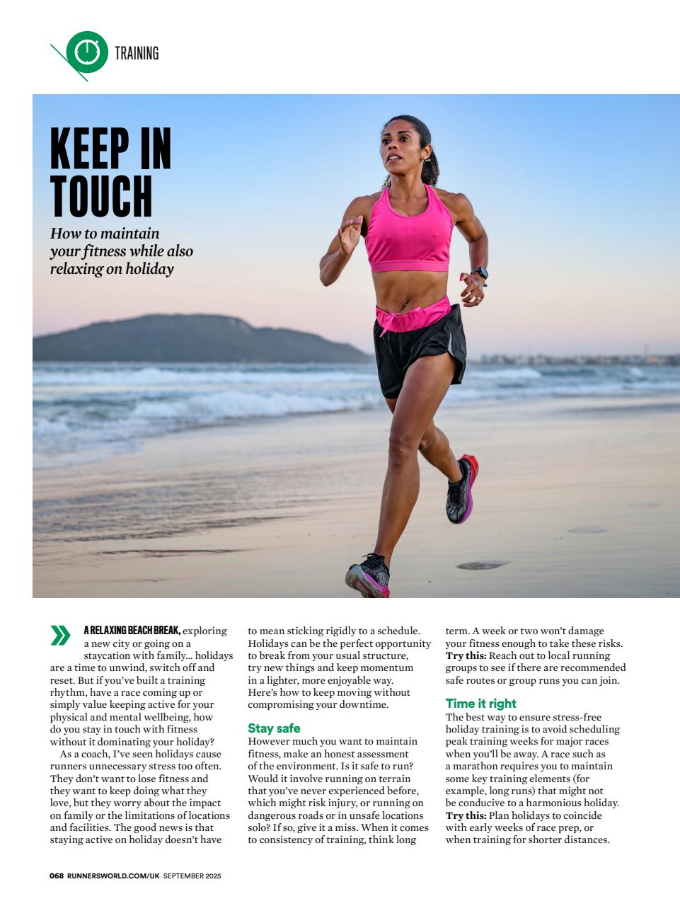 Runner's World Preview Pages