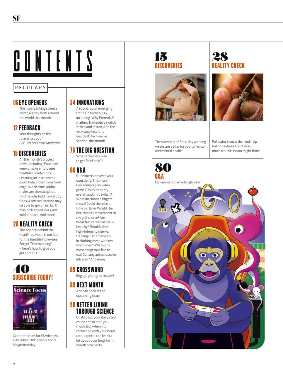 BBC Science Focus Magazine Preview Pages