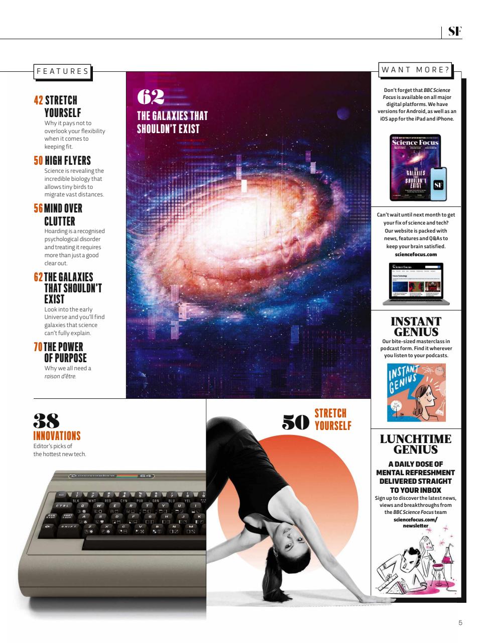BBC Science Focus Magazine Preview Pages