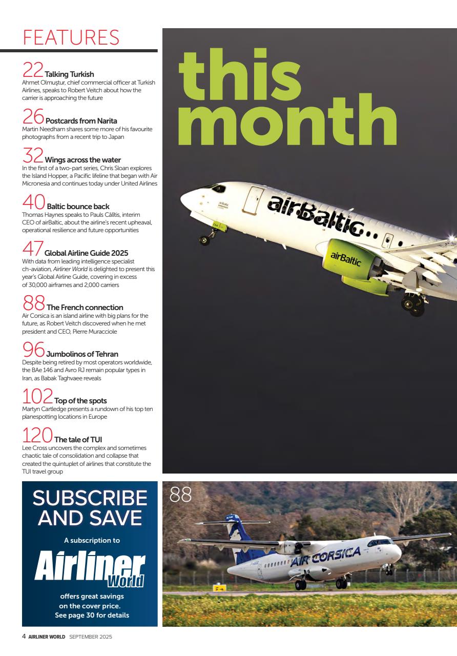 Airliner World Preview Pages