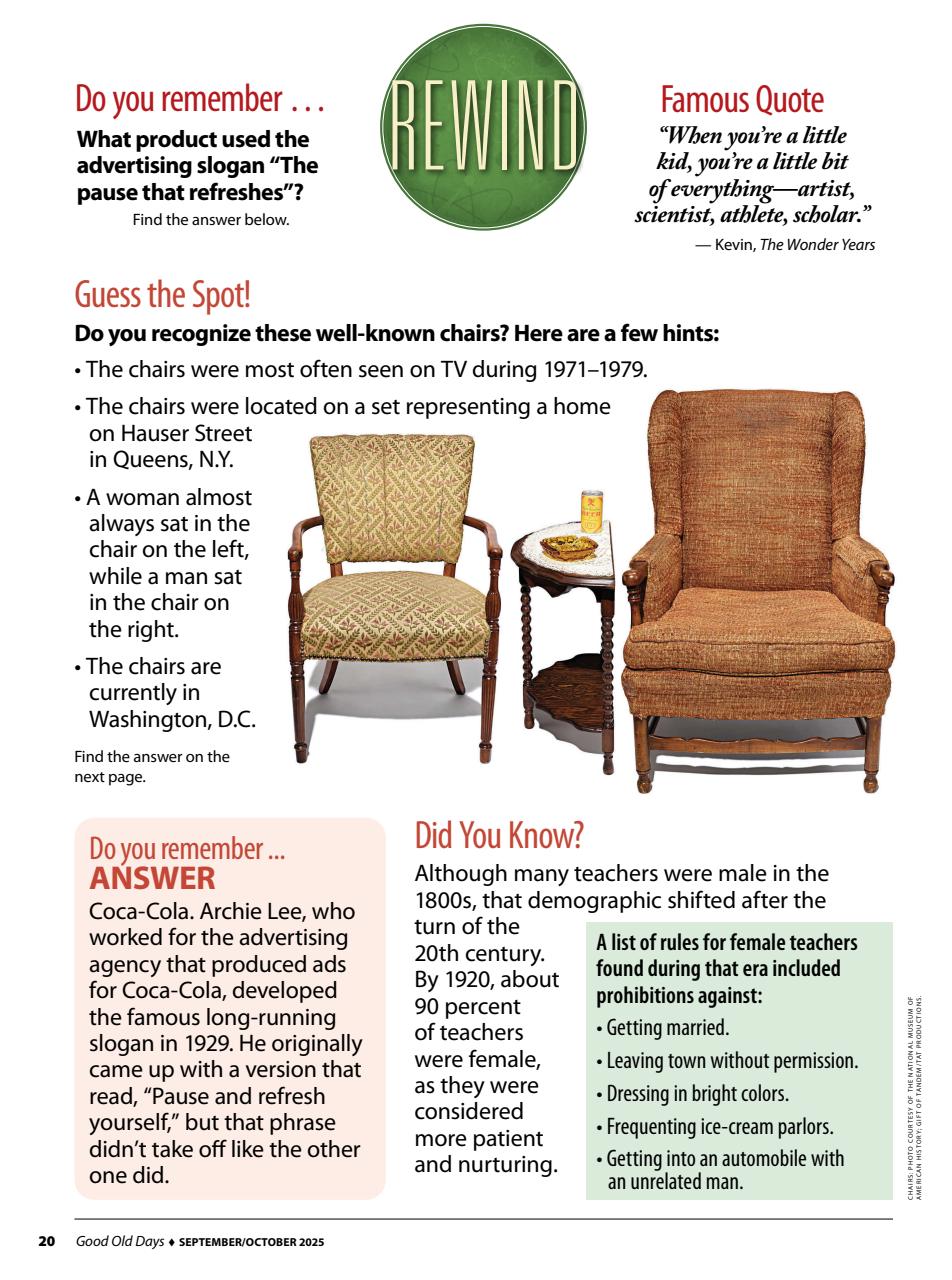 Good Old Days Preview Pages