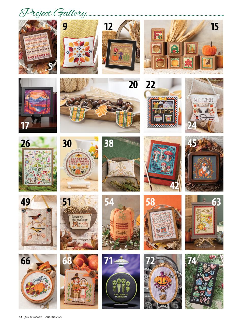 Just CrossStitch Preview Pages