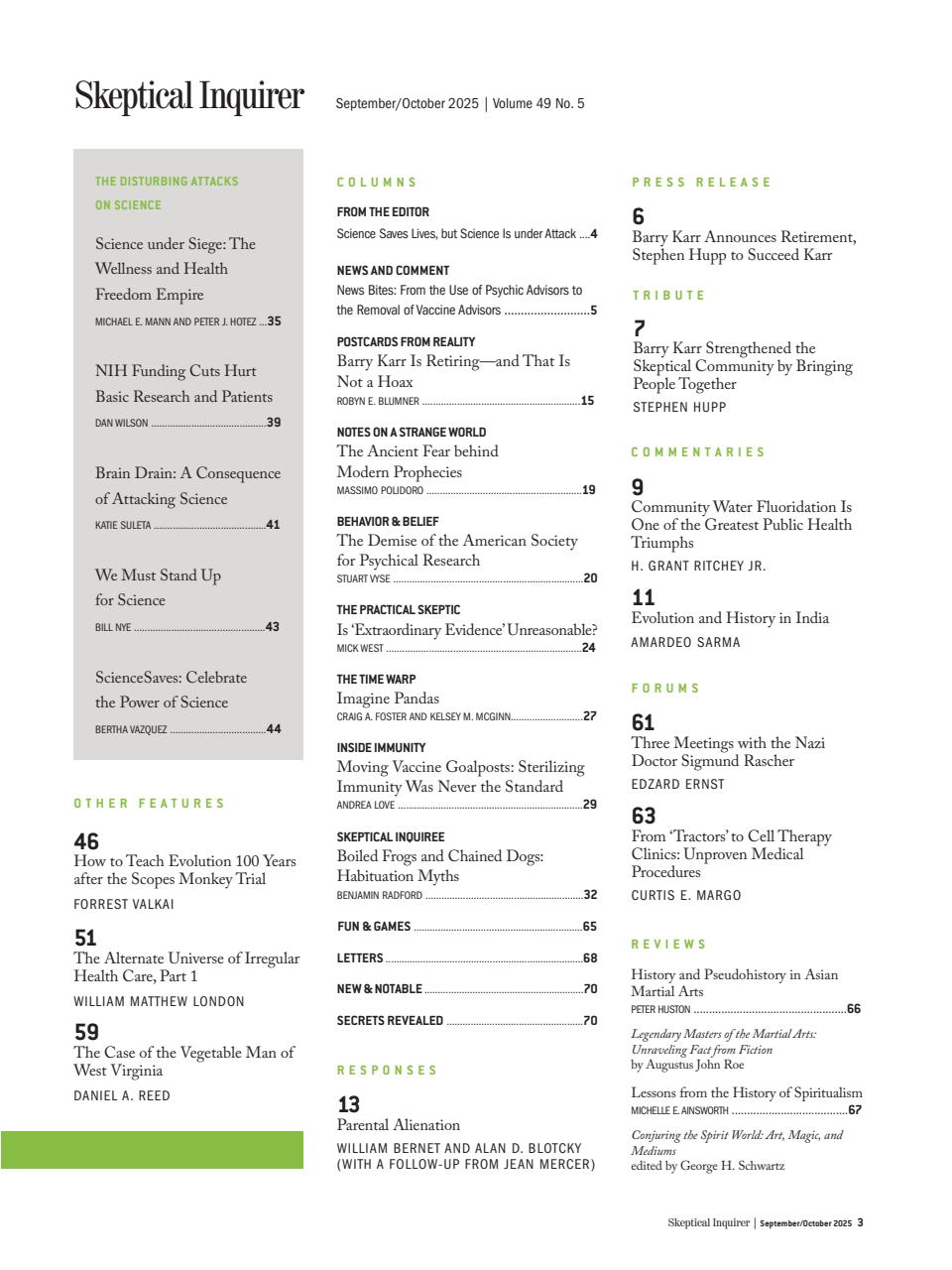 Skeptical Inquirer Preview Pages