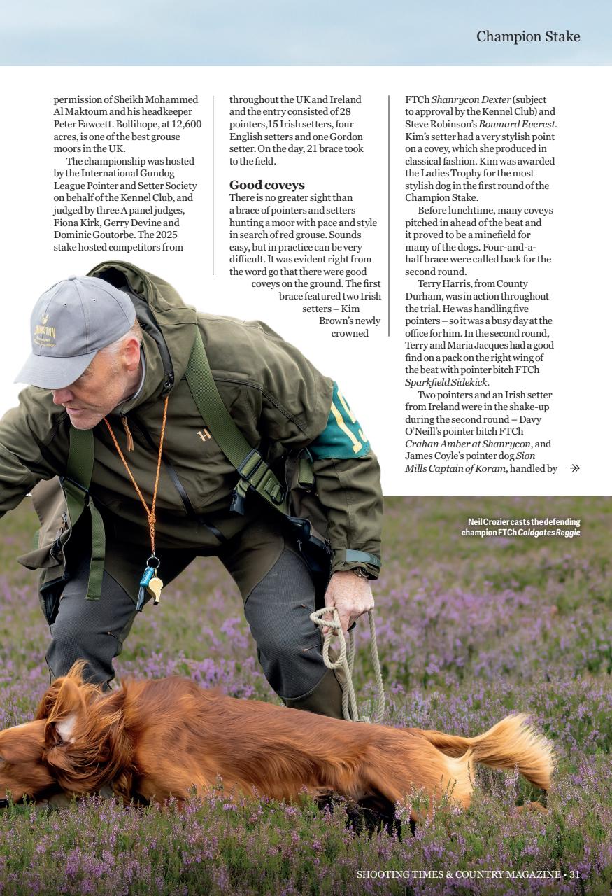 Shooting Times & Country Preview Pages