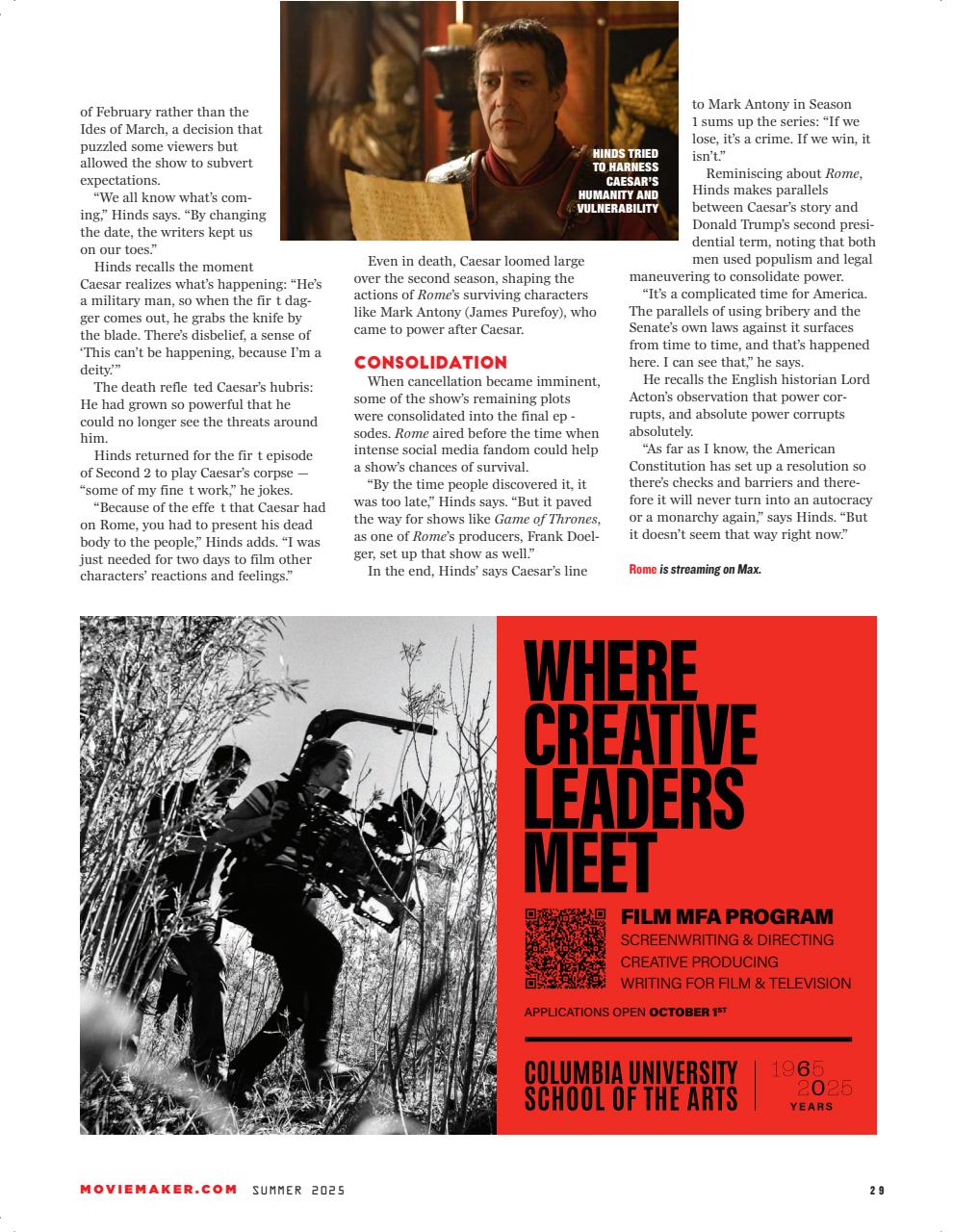 MovieMaker Magazine Preview Pages
