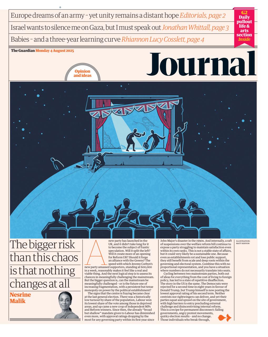 The Guardian Newspaper Preview Pages