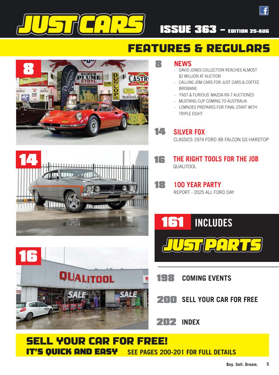 JUST CARS Preview Pages