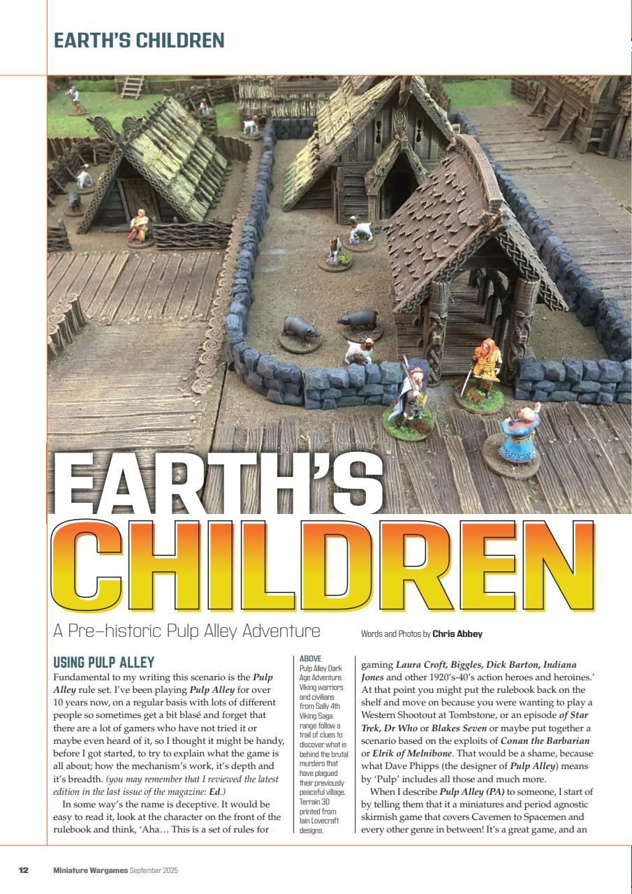 Miniature Wargames Preview Pages