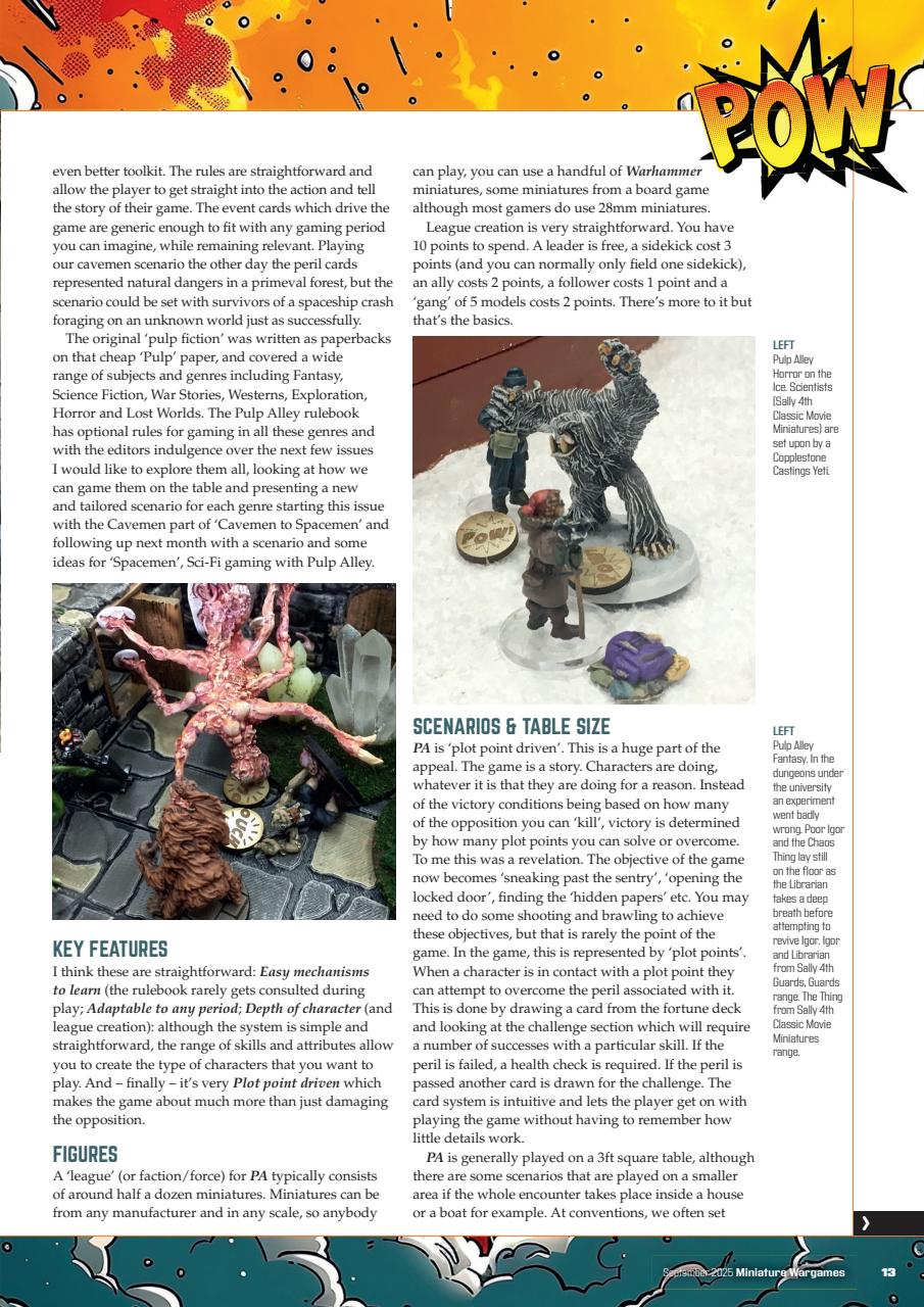 Miniature Wargames Preview Pages