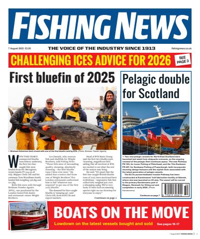 Fishing News issue 7th August 2025