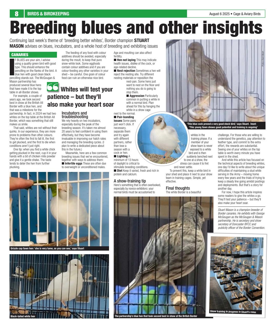 Cage & Aviary Birds Preview Pages