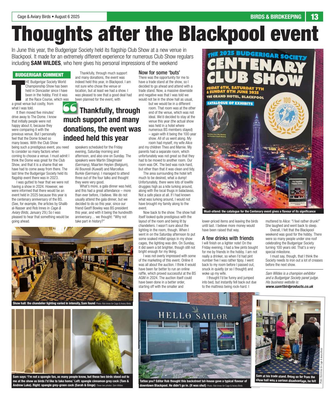 Cage & Aviary Birds Preview Pages