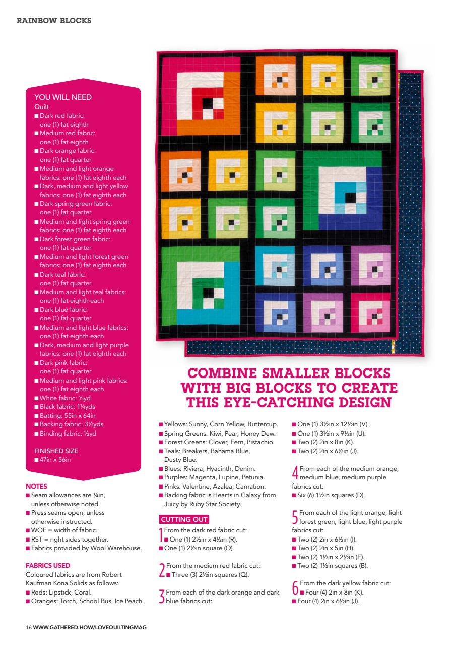 Love Patchwork & Quilting Preview Pages