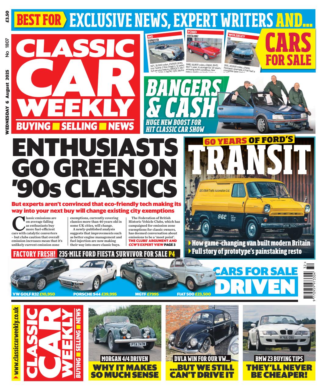 Classic Car Weekly Preview Pages