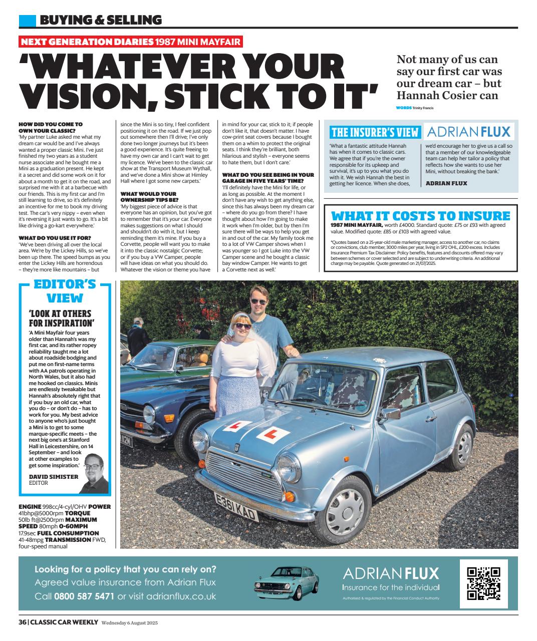 Classic Car Weekly Preview Pages