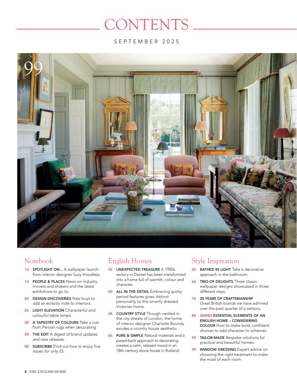 The English Home Preview Pages