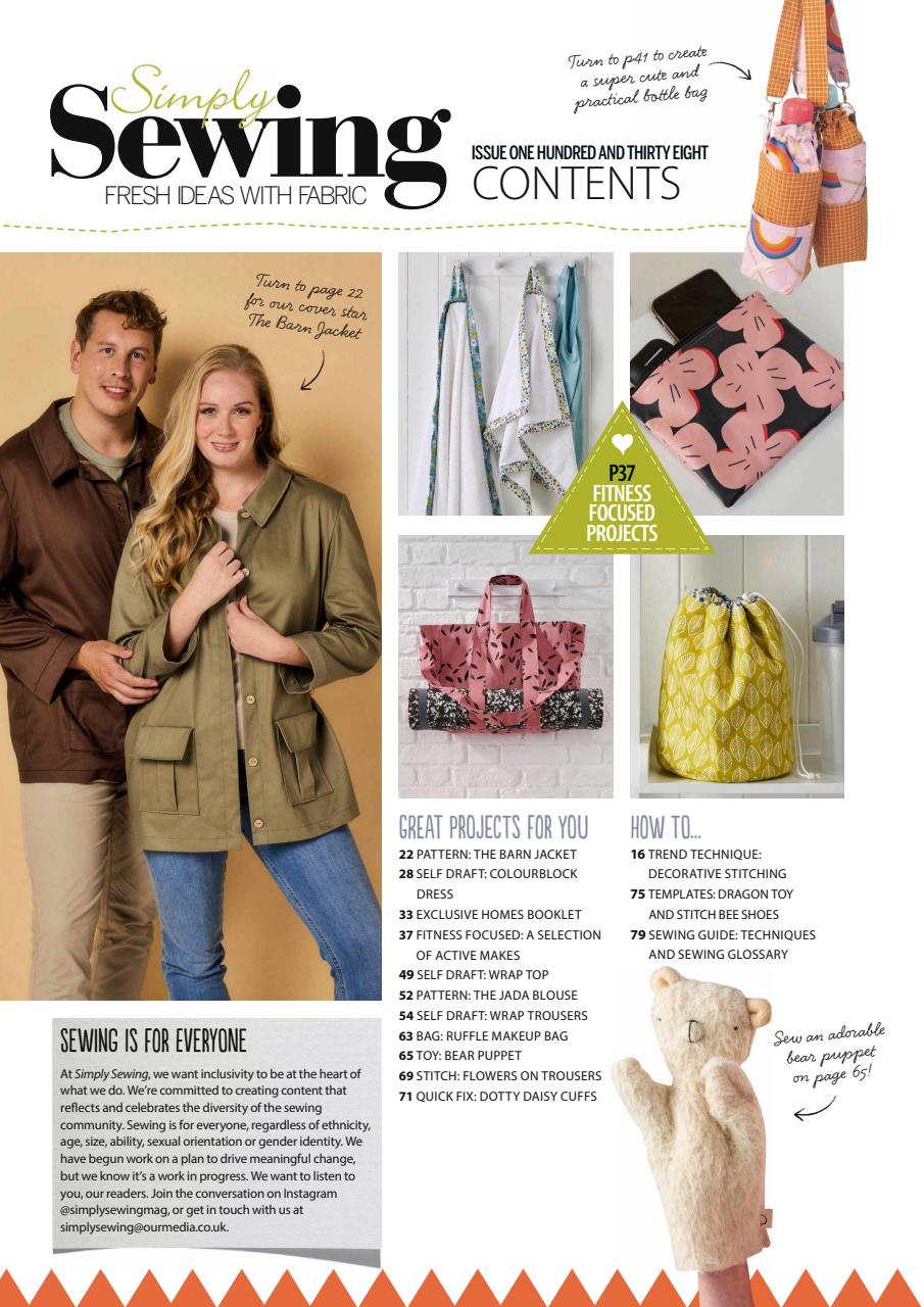 Simply Sewing Preview Pages