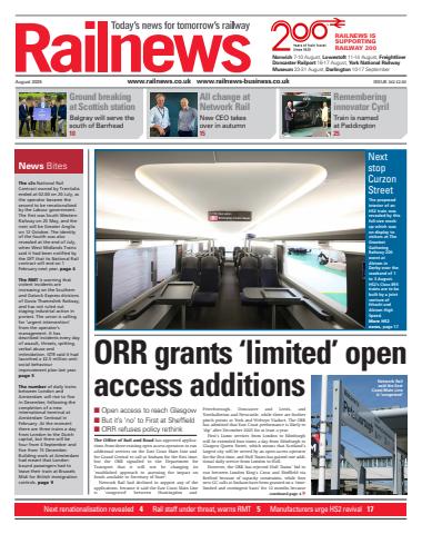 Railnews issue August 2025