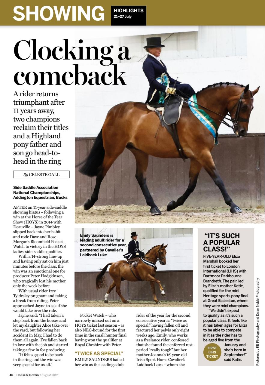 Horse & Hound Preview Pages